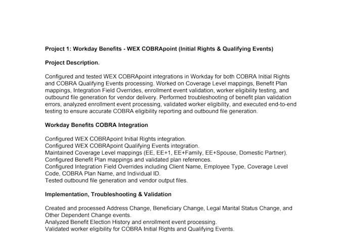 develop workday eib integrations and custom reports